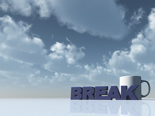 Image showing break
