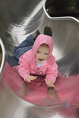 Image showing little girl on playground