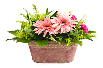 Image showing Isolated flower arrangement