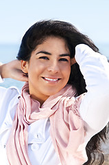 Image showing Young native american woman