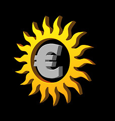 Image showing euro sun