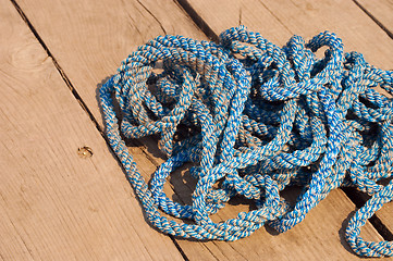 Image showing boat rope