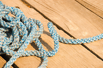 Image showing boat rope