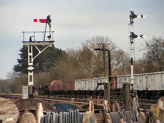 Image showing train yard