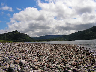 Image showing Scottish loch shore