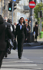 Image showing Businesswoman in the city