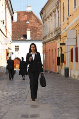 Image showing Businesswoman in the city