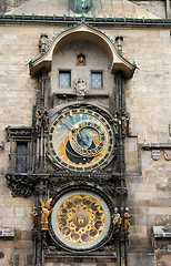 Image showing prague old clock