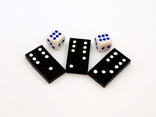 Image showing Dominos and dice.