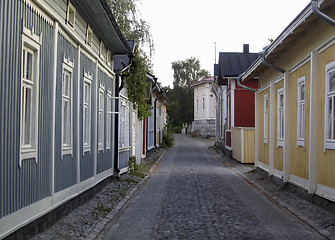 Image showing Narrow street in the old town