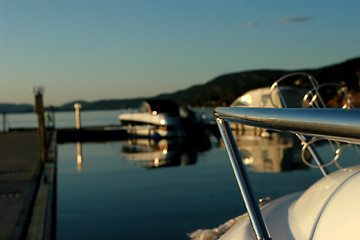 Image showing Idyllic dock