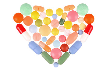 Image showing Pills Heart