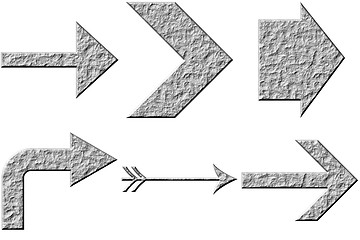 Image showing 3D Stone Arrows