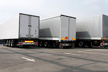 Image showing Three trailers