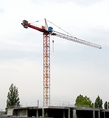 Image showing construction crane