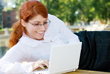 Image showing happy businesswoman