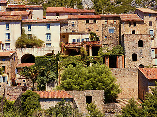 Image showing Roquebrun in the languedoc