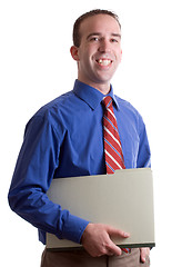 Image showing Working Business Man