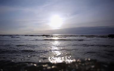 Image showing Beach Sunset