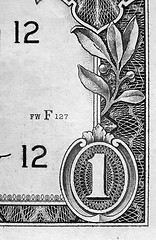 Image showing One Dollar Bill