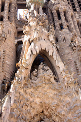 Image showing Sagrada Familia Cathedral in Barcelona