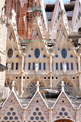 Image showing Sagrada Familia Cathedral in Barcelona