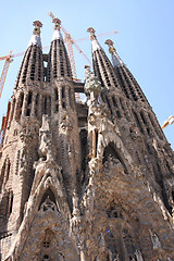 Image showing Sagrada Familia Cathedral in Barcelona