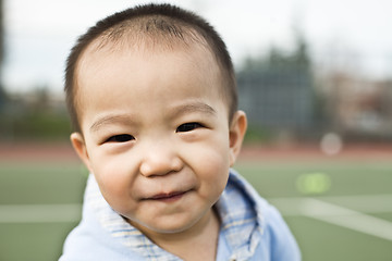 Image showing Happy asian boy