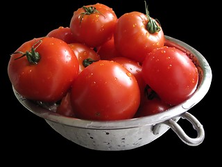 Image showing washed tomatoes