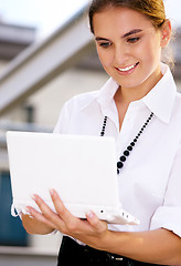 Image showing woman with laptop