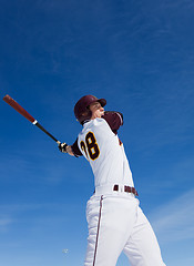 Image showing Baseball practice