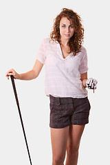 Image showing Lady dress for golf