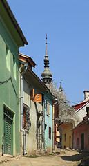 Image showing Backstreet in Sighisoara