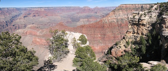 Image showing A Panorama of the Grand Canyon, South Rim