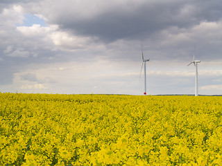 Image showing wind power plants