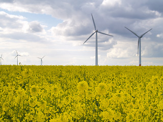 Image showing wind power plants