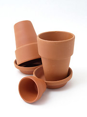 Image showing Various Flower Pots