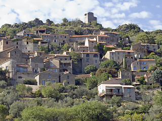 Image showing little village in the languedoc