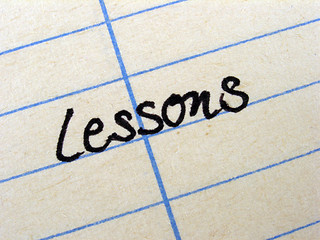 Image showing lessons