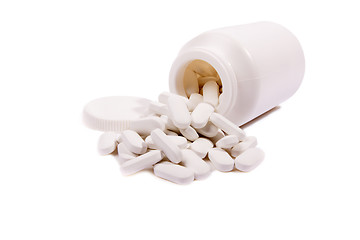 Image showing Pill Bottle closeup