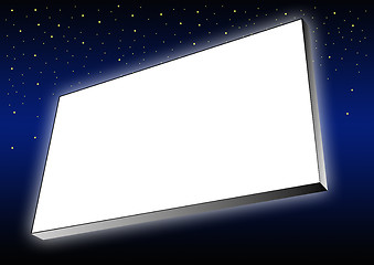 Image showing billboard floating in space