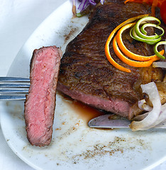 Image showing beef ribeye steak