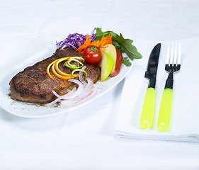 Image showing beef ribeye steak