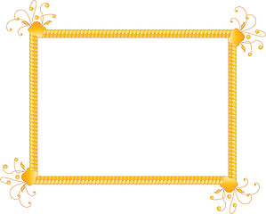 Image showing Golden frame 
