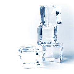 Image showing ice cubes