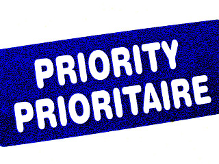 Image showing priority