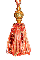 Image showing Red pendant isolated