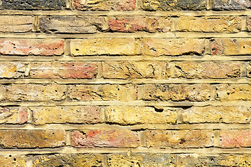 Image showing Yellow wall detail