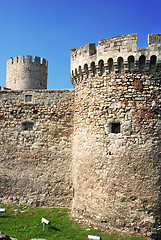 Image showing Tower of stone fortress  in Belgrade