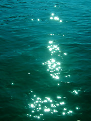 Image showing Sun on water